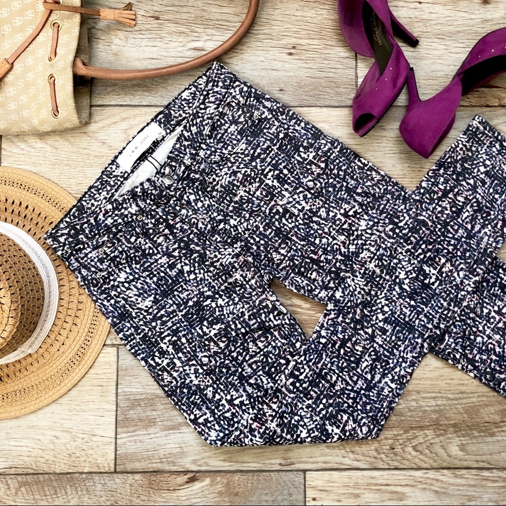 IRO Abril Skinny Printed Jeans